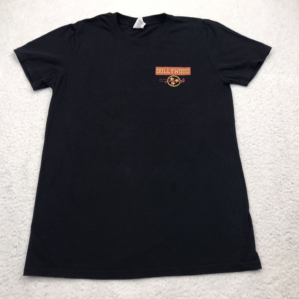 Dolly Parton Dollywood T-shirt Women XS Black Short Sleeve Country Music TN Gift - Picture 2 of 16